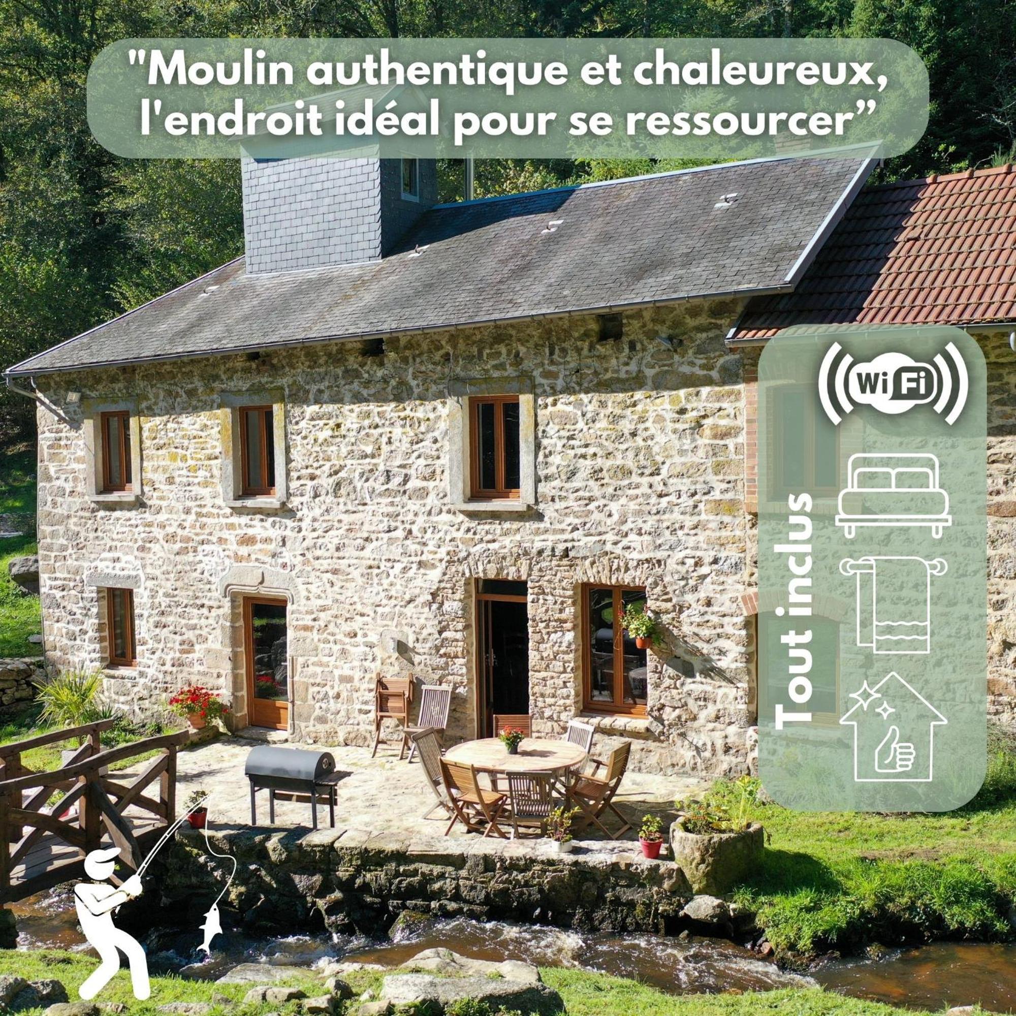 Authentique Moulin Tout Inclus-Moulin De Lavaugarde Thauron 외부 사진